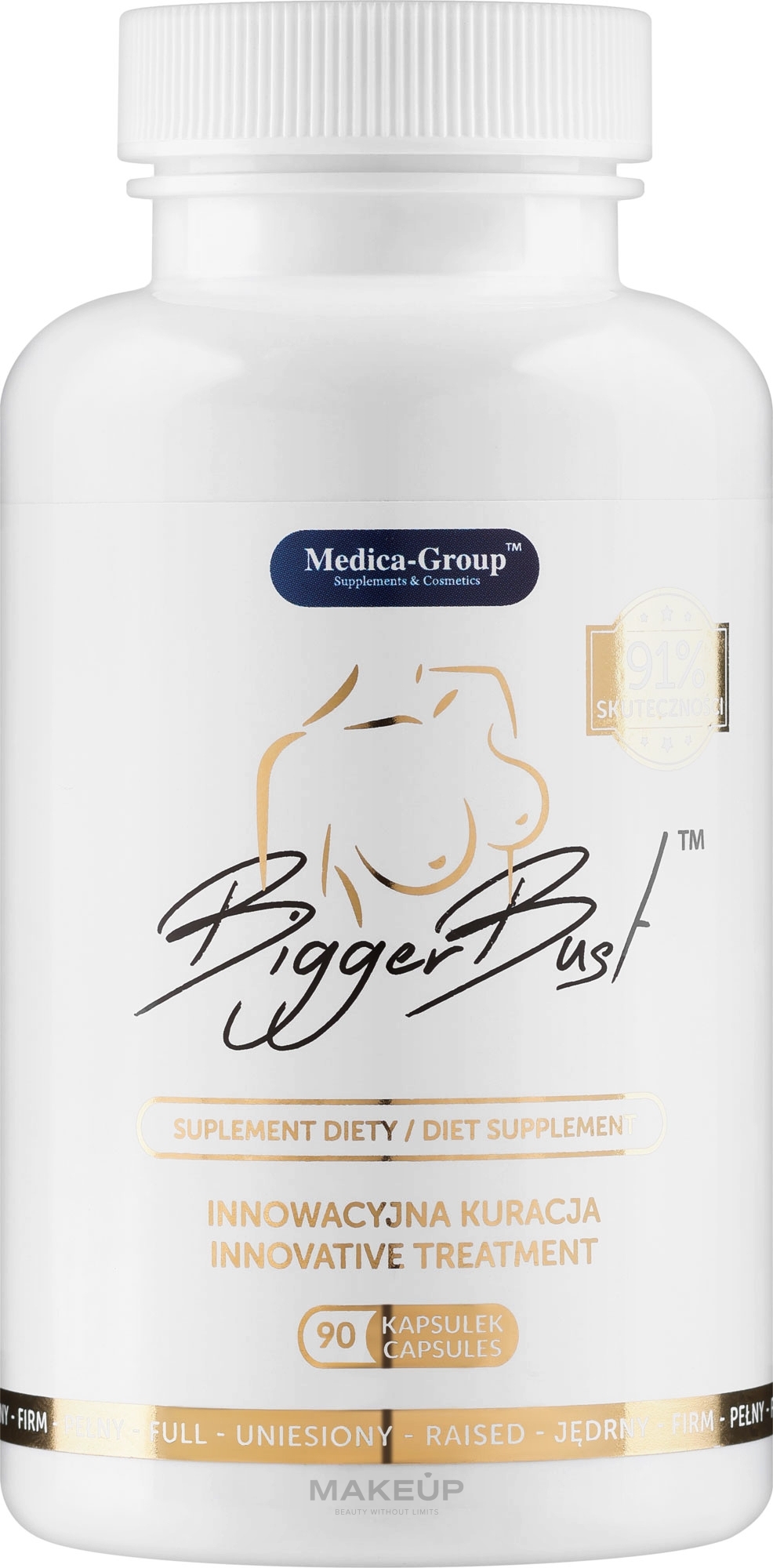 Пищевая добавка для увеличения груди - Medica-Group Bigger Bust — фото 90шт