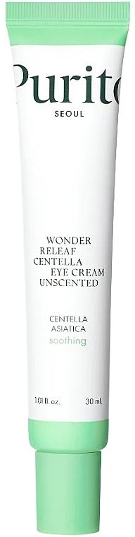 Заспокійливий крем для повік із центелою без ефірних олій - Purito Seoul Wonder Releaf Centella Eye Cream Unscented — фото N1