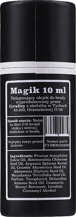 Олія для бороди "Чарівник" - Cyrulicy Magik Beard Oil — фото N6