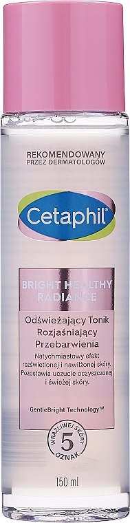 Освітлювальний тонік для обличчя - Cetaphil Bright Healthy Radiance Face Tonic — фото N1