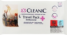 Влажные антибактериальные салфетки - Cleanic Antibacterial Travel Pack Refreshing Wet Wipes — фото N1