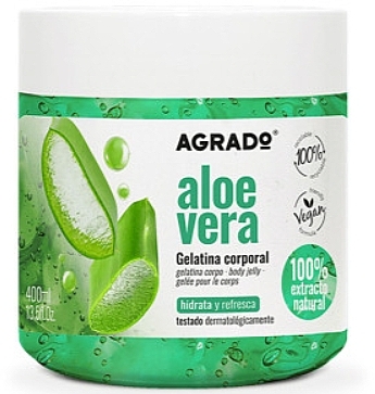 Желатин для тіла "Aloe Vera" - Agrado Body Gelatin — фото N1