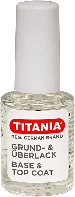 Базовое верхнее покрытие для ногтей - Titania Basic Top Coat — фото N1