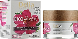 Відновлювальний нічний крем для обличчя - Delia Cosmetics Ekoflorist — фото N2