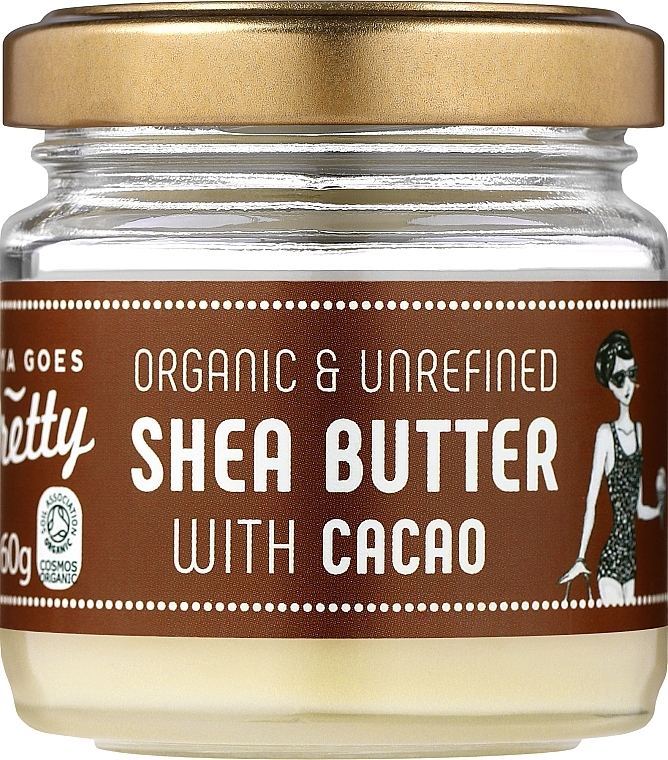 Масло ши та какао для тіла - Zoya Goes Pretty Shea Butter With Cacao Organic Cold Pressed — фото N1