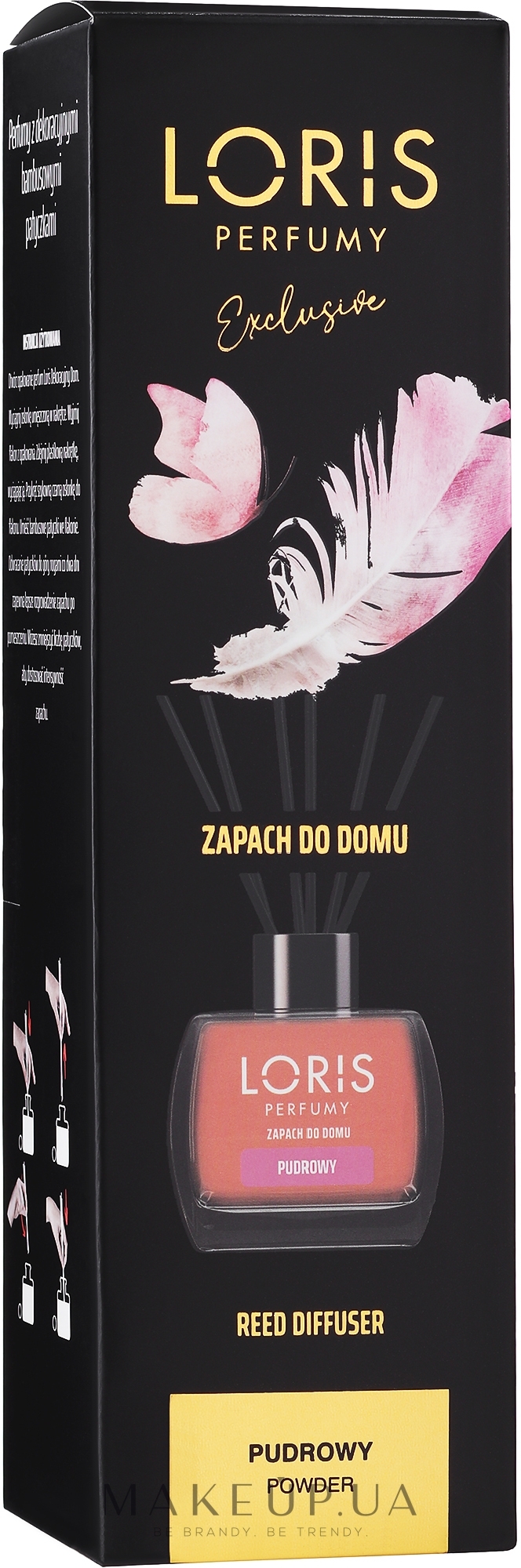 Аромадифузор "Пудра" - Loris Parfum Powder Reed Diffuser — фото 120ml