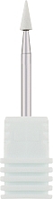 Фреза корундова "Конус гострий", діаметр 3.5 мм, 45-33, біла - Nail Drill — фото N1