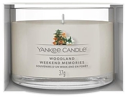 Ароматична мінісвічка в склянці - Yankee Candle Woodland Weekend Memories — фото N1