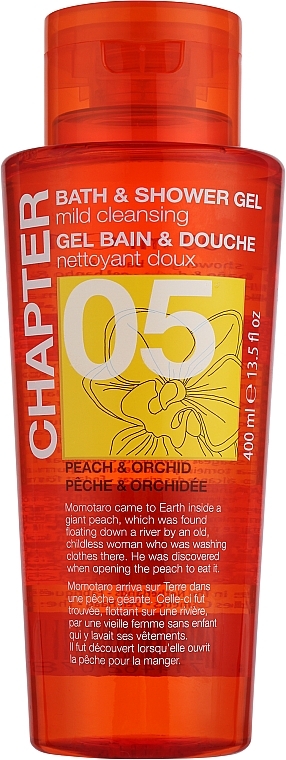 Гель для душу "Персик і орхідея" - Mades Cosmetics Chapter Body Wash — фото N1