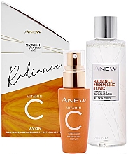 Духи, Парфюмерия, косметика Набор - Avon Anew Radiance Vitamin C (ser/30ml + ton/200ml)