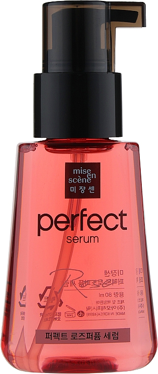 Відновлювальна сироватка-олія для сухого волосся - Mise En Scene Perfect Rose Perfume Serum — фото N1