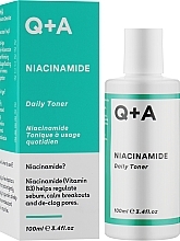 УЦІНКА Зволожувальний тонер для обличчя - Q+A Niacinamide Daily Toner * — фото N2