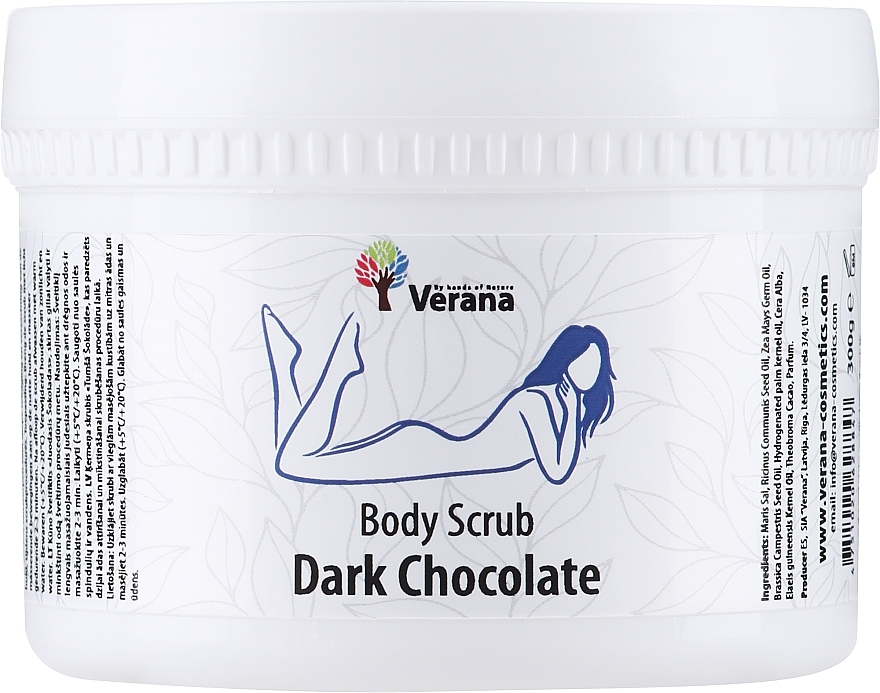 Скраб для тіла «Темний шоколад» - Verana Body Scrub Dark Chocolate — фото N2