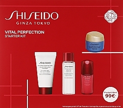 Духи, Парфюмерия, косметика Набор - Shiseido Vital Perfection Starter Kit (f/cr/15ml + clean/foam/30ml + f/lot/30ml + f/conc/10ml)