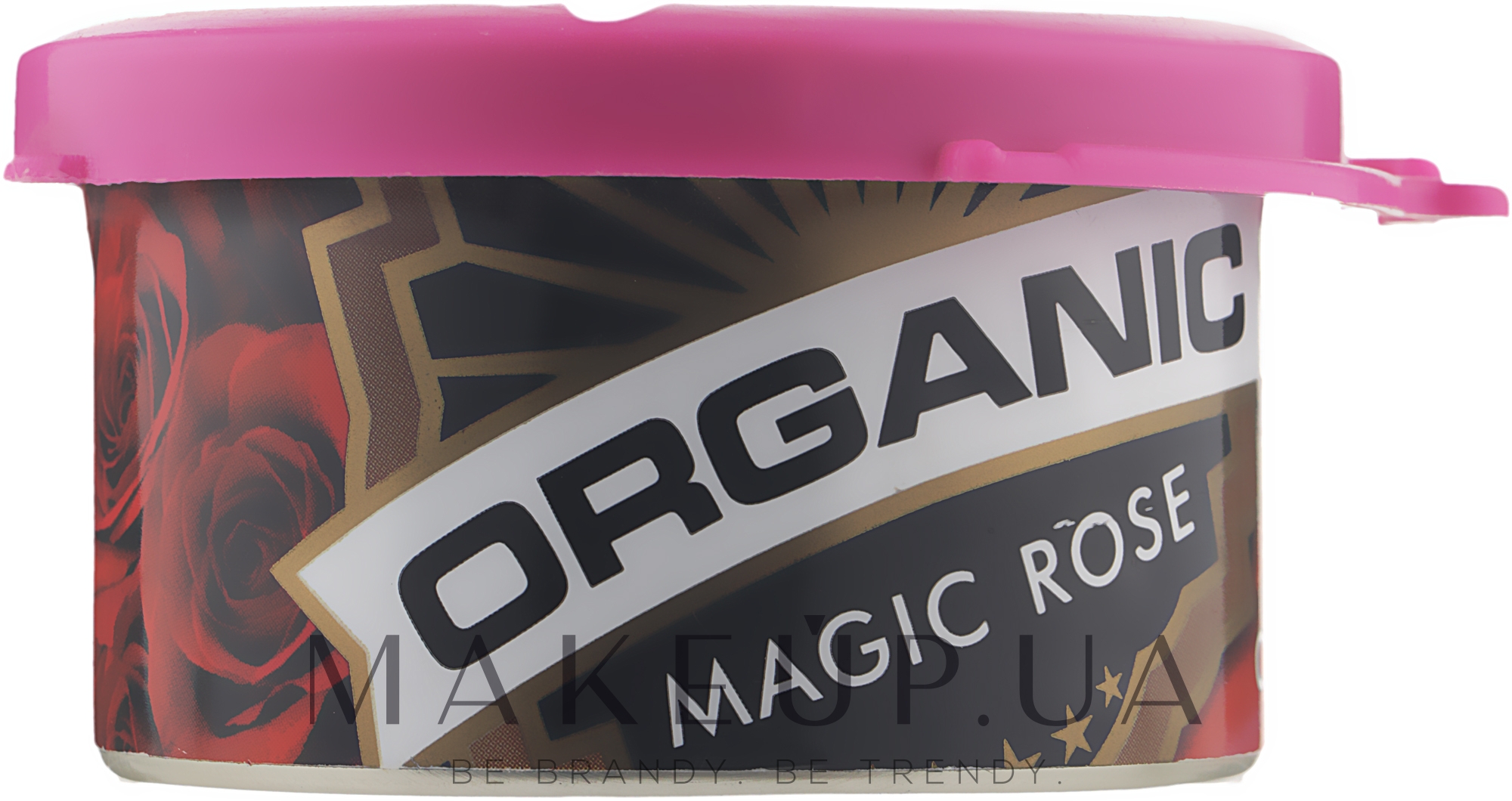 Автомобільний сухий ароматизатор у банці Magic Rose - Tasotti Organic — фото 42g