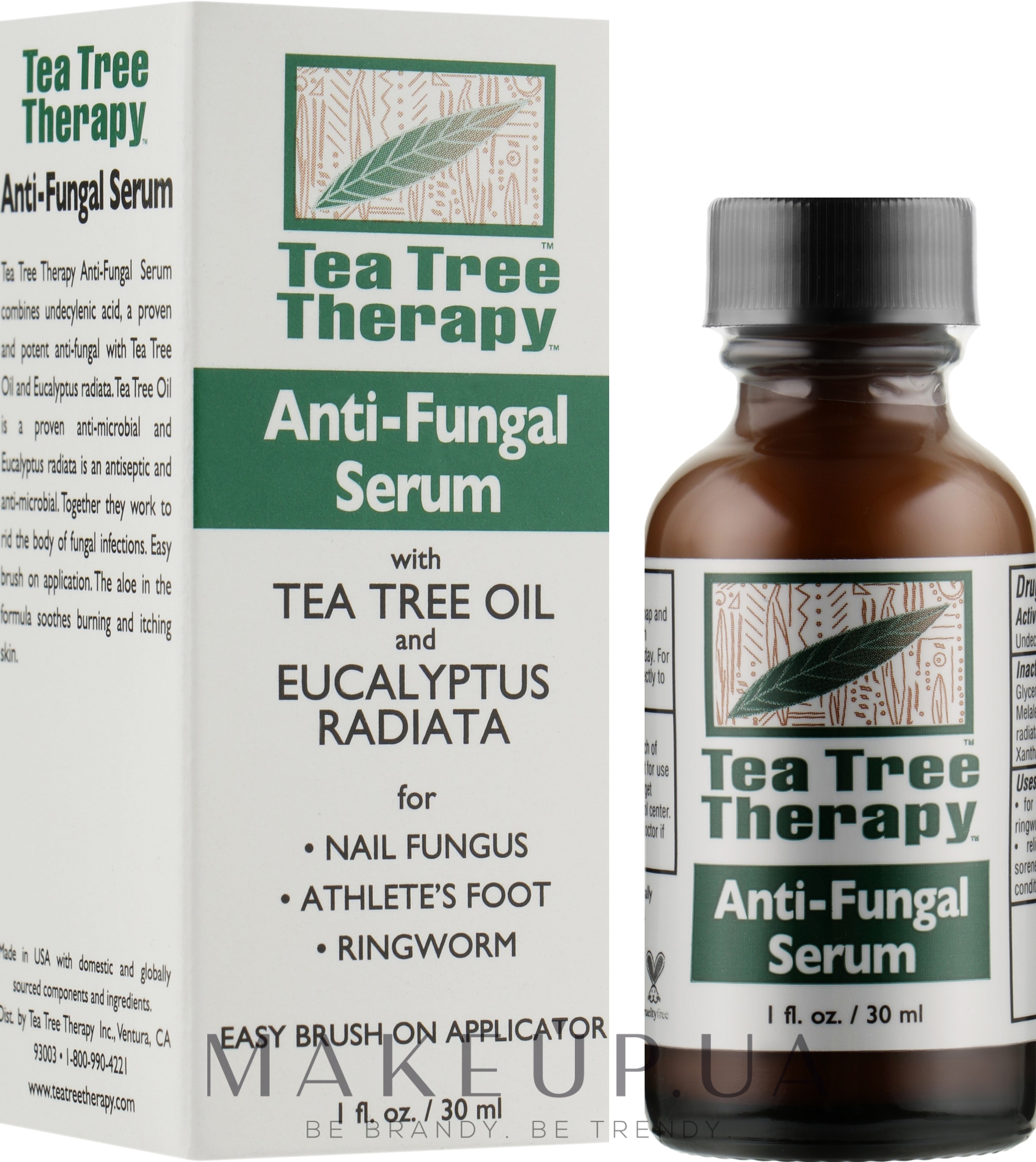 Сироватка для ніг протигрибкова з оліями чайного дерева й евкаліпта - Tea Tree Therapy Anti-Fungal Serum — фото 30ml