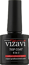 Парфумерія, косметика Фінішне покриття 4 в 1 - Vizavi Professional Top Coat