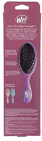 Расческа для волос - Wet Brush Original Detangler Awestruck Purple Shimmer — фото N3