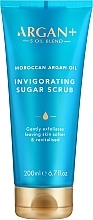 Скраб сахарный для тела "Морокканское аргановое масло" - Argan+ Moroccan Argan Oil Invigorating Sugar Scrub — фото N1