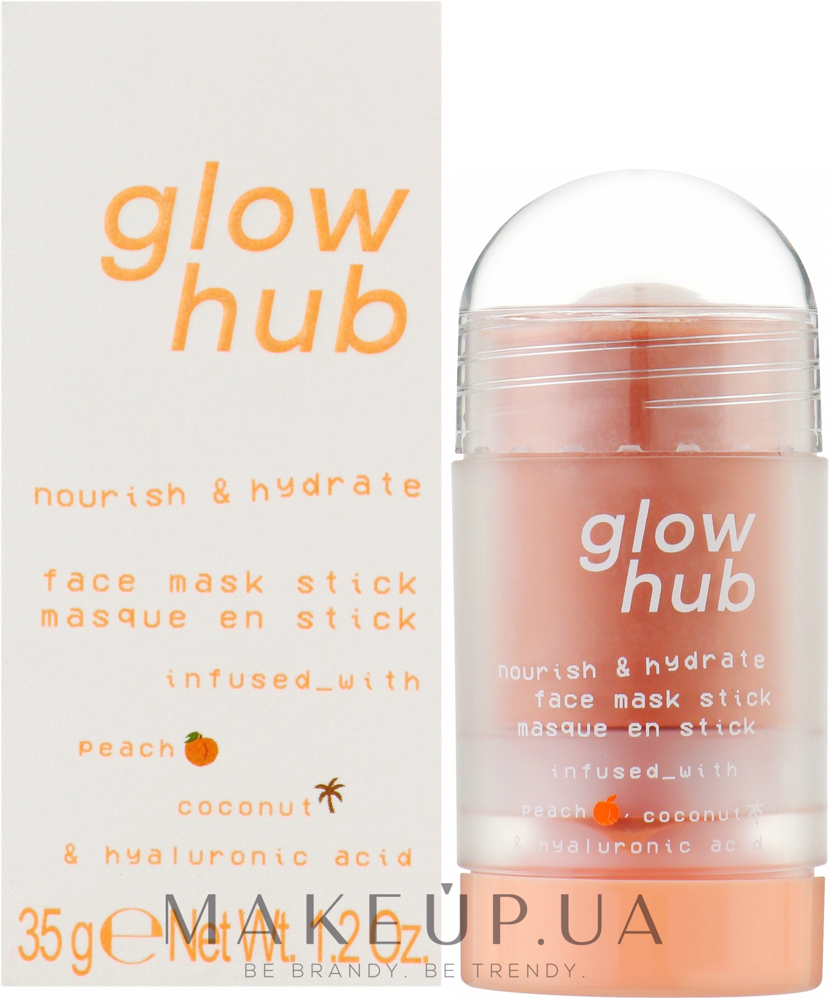 Очищающая маска-стик для лица - Glow Hub Nourish & Hydrate Face Mask Stick — фото 35g