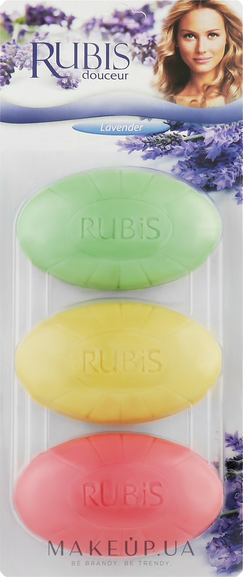 Мыло "Лаванда" в блистере - Rubis Care Lavender Blister Soap — фото 3x100g