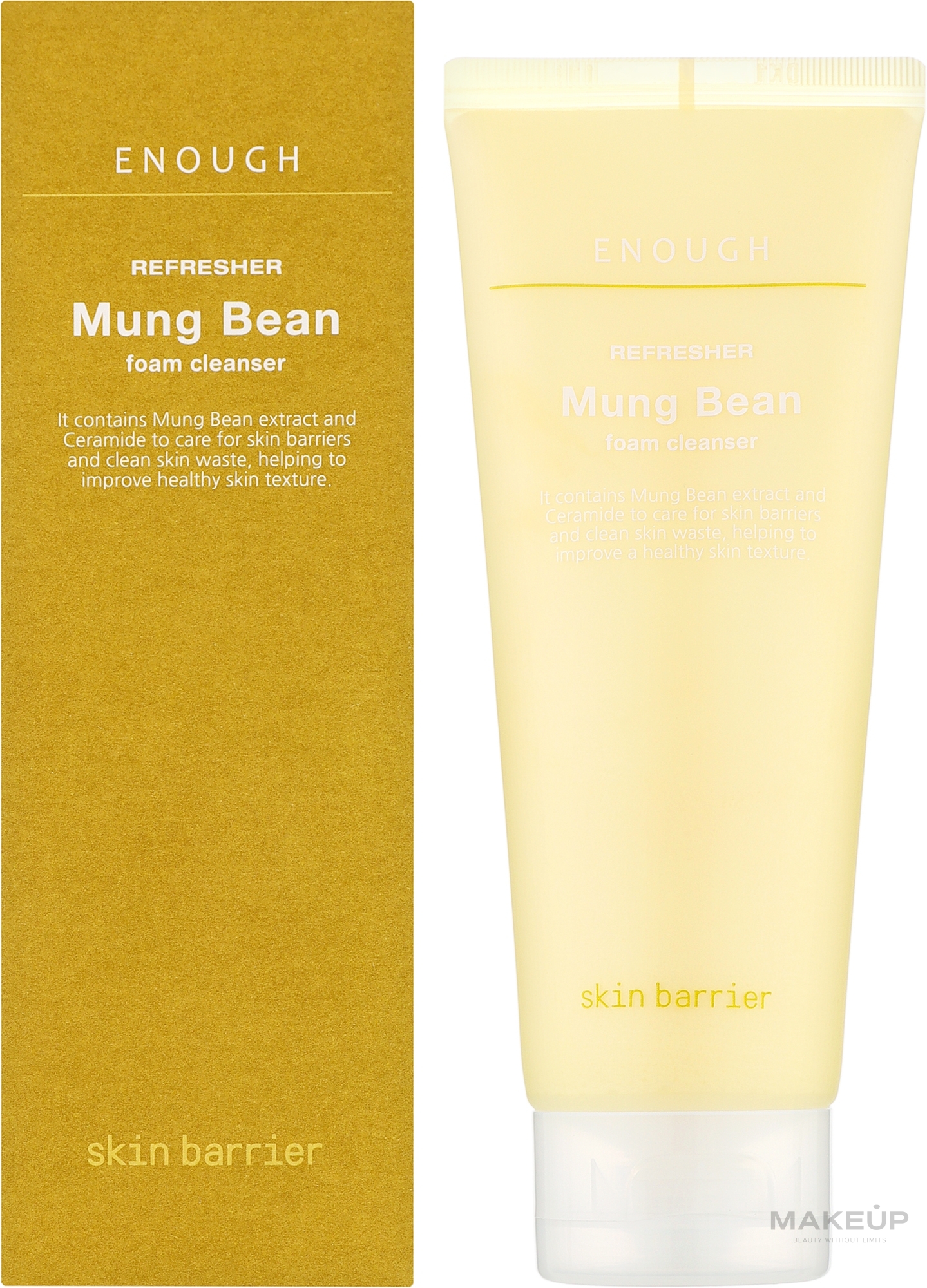 Пенка для умывания - Enough Refresher Mung Bean Foam Cleanser — фото 100ml