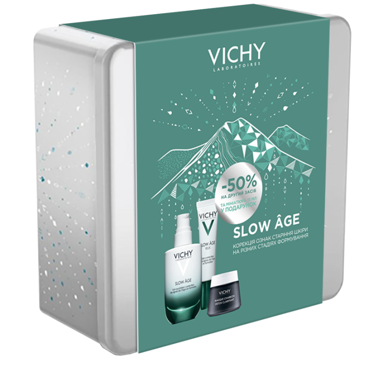 Набір - Vichy Slow Age (fluid/50ml + eye/cr/15ml + mask/15ml)