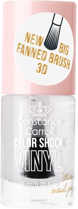 Лак для нігтів - Constance Carroll Color Shock Vinyl Mini Nail Polish — фото 01 - Clear