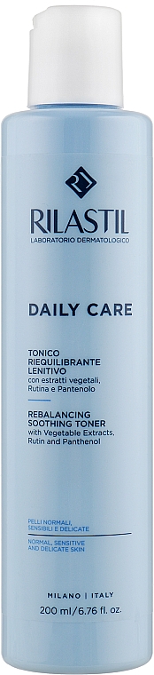 Тоник для лица для нормальной, чувствительной и деликатной кожи - Rilastil Daily Care Tonico