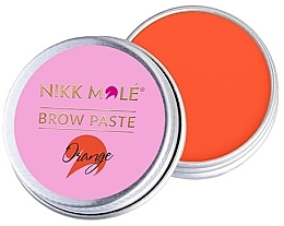 Парфумерія, косметика Nikk Mole Orange Brow Paste - Nikk Mole Orange Brow Paste