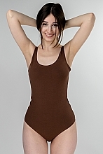 Боді для жінок "Дейліки", коричневе - Brabrabra — фото N1