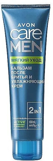 Бальзам після гоління та зволожувальний крем 2 в 1 "М'який догляд" - Avon Men After Shave Balm — фото N1