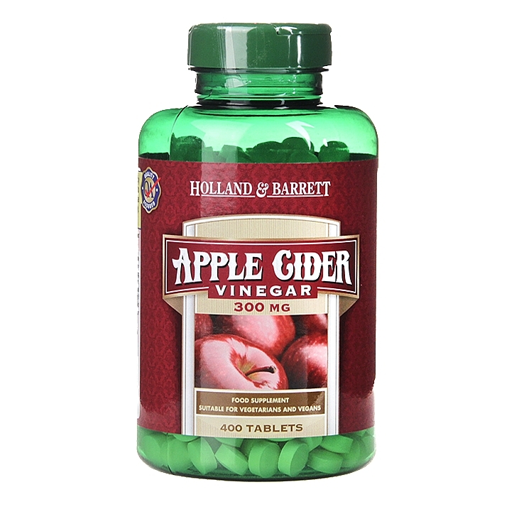 Харчова добавка "Яблучний оцет", 300 mg - Holland & Barrett Apple Cider Vinegar — фото N1