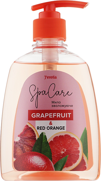 Увлажняющее мыло для рук "Grapefruit & Red Orange" - J'erelia Spa Care Grapefruit & Red Orange — фото N1