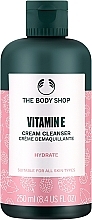 Очищувальне молочко для обличчя "Вітамін Е" - The Body Shop Vitamin E Cream Cleanser New Pack — фото N1