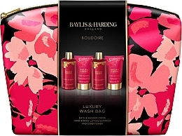 Парфумерія, косметика Набір, 5 продуктів - Baylis & Harding Boudoire Cherry Blossom Luxury Wash Bag Gift Set