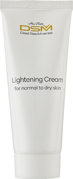 Крем для освітлення пігментних плям на шкірі - Mon Platin DSM Lightening Cream Skin Spot Reducer