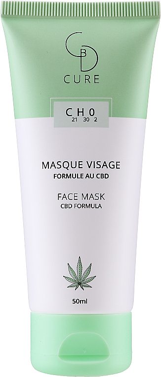 Очищающая маска для лица - CBD Pure CBD Formula Face Mask — фото N3