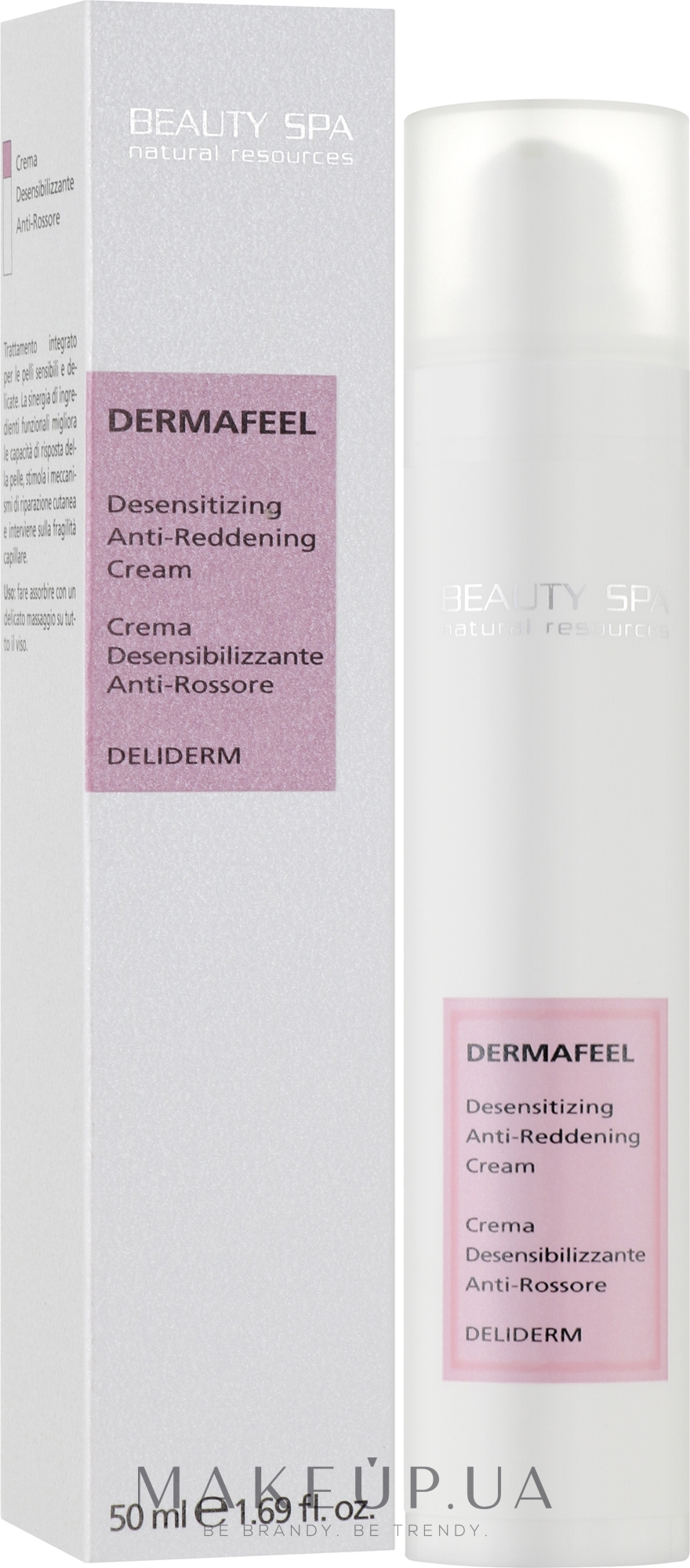 Крем для обличчя "Дермафіл" - Beauty Spa Dermafeel Desensitizing Anti-Reddenning Cream — фото 50ml