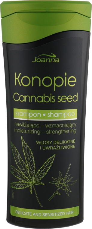 Шампунь з насінням коноплі - Joanna Cannabis Seed Moisturizing-Strengthening Shampoo — фото N1