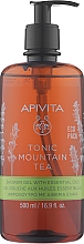 Гель для душу "Гірський чай" з ефірними оліями - Apivita Tonic Mountain Tea Shower Gel with Essential Oils — фото N2