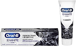 Парфумерія, косметика Відбілювальна зубна паста - Oral-B 3D White Luxe Perfection Charcoal Toothpaste