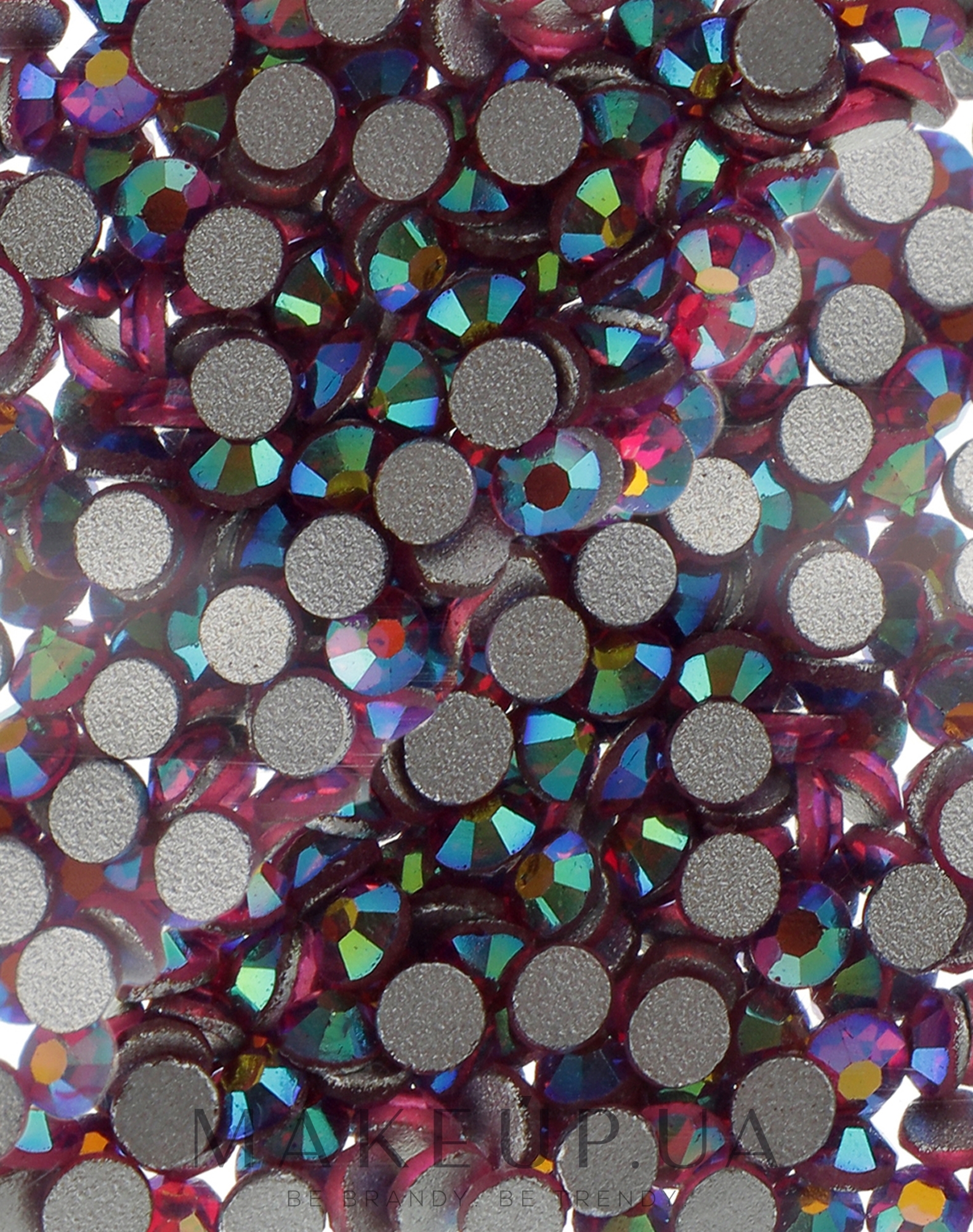 Декоративні кристали для нігтів "Fucsia AB",  розмір SS 05, 200 шт. - Kodi Professional — фото 200шт