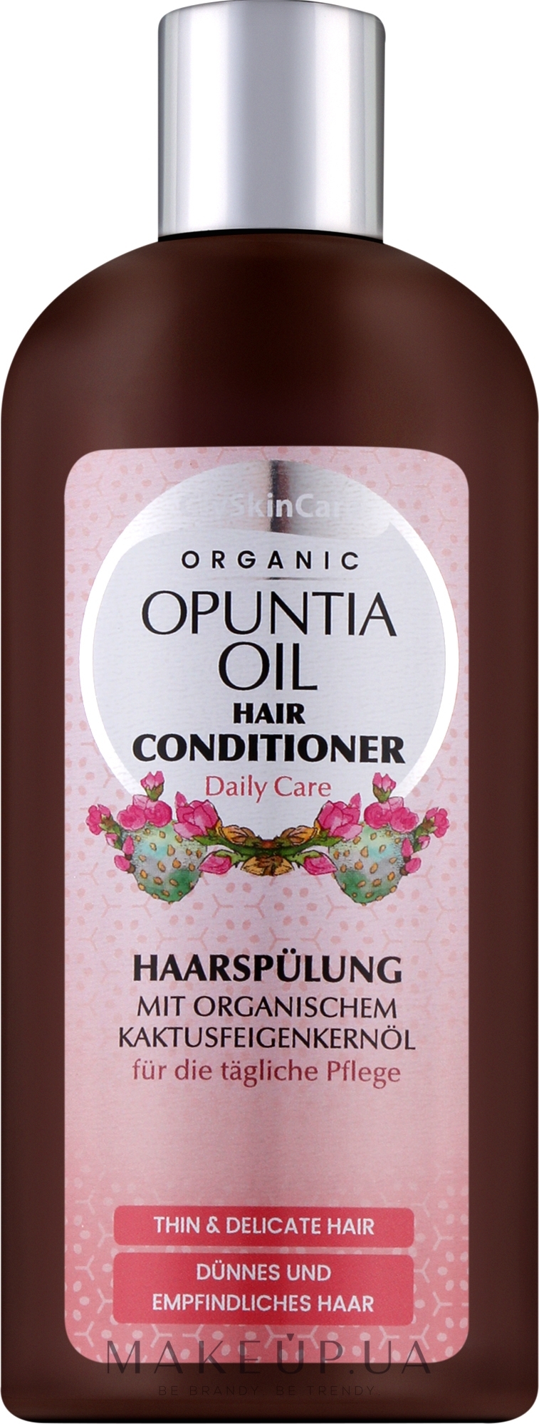 Кондиціонер для волосся, з органічною олією опунції - GlySkinCare Organic Opuntia Oil Hair Conditioner — фото 250ml