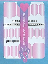 Дизайнерские наклейки для педикюра "Wraps P-00010" - StickersSpace — фото N1