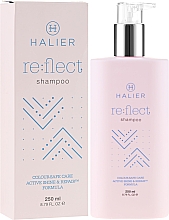 Парфумерія, косметика Шампунь для захисту кольору фарбованого волосся - Halier Re:flect Shampoo