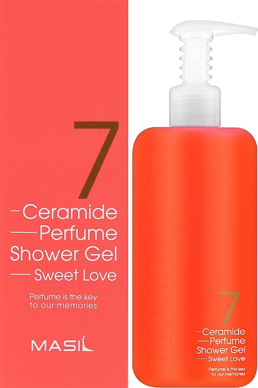 Гель для душу з ароматом іриса - Masil 7 Ceramide Perfume Shower Gel Sweet Love — фото N2