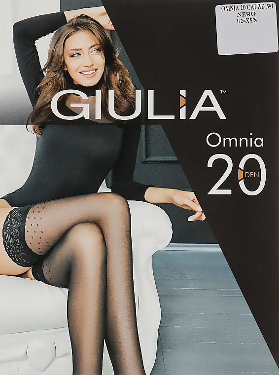 Чулки "Omnia 1", nero - Giulia