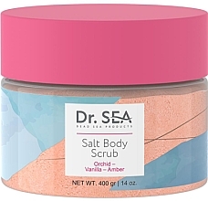 Солевой скраб для тела "Орхидея, Ваниль, Амбра" - Dr. Sea Salt Body Scrub — фото N1