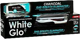 Набір "Свіже дихання" з чорно-білою щіткою - White Glo Charcoal Bad Breath Eliminator (t/paste/100ml + t/brush/1) — фото N1